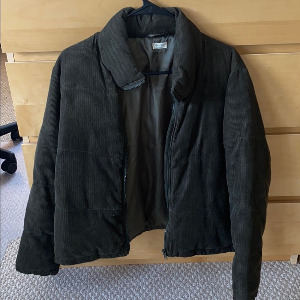 Brandy Melville John Galt Puffer Jacket Green